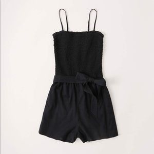 NWT Abercrombie & Fitch Black Romper